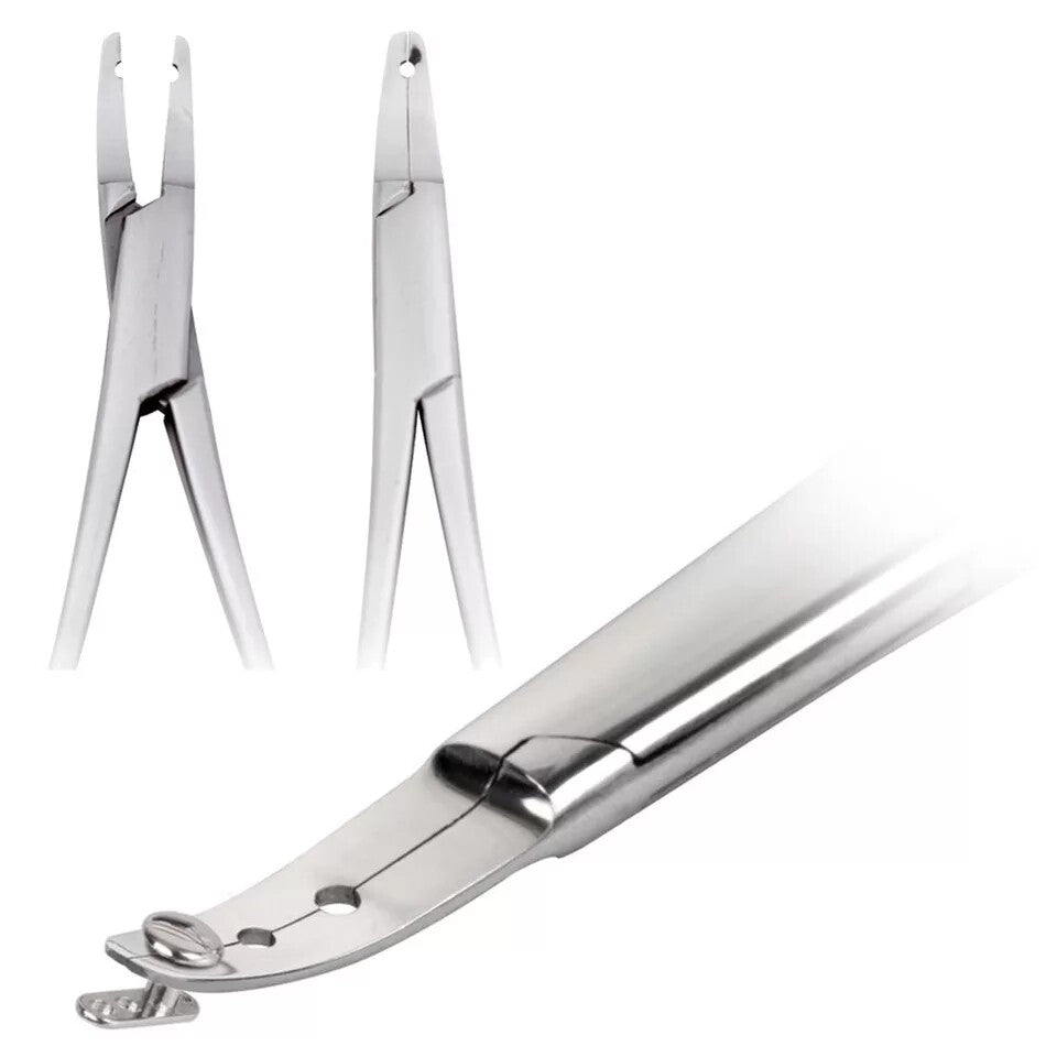 Dermal Anchor Holder 6" Body Piercing Forceps Hemostat Clamp Tool (3