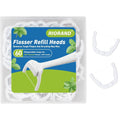 Deep Clean Tooth Flosser Refill Heads - 60 Pack for Oral Care