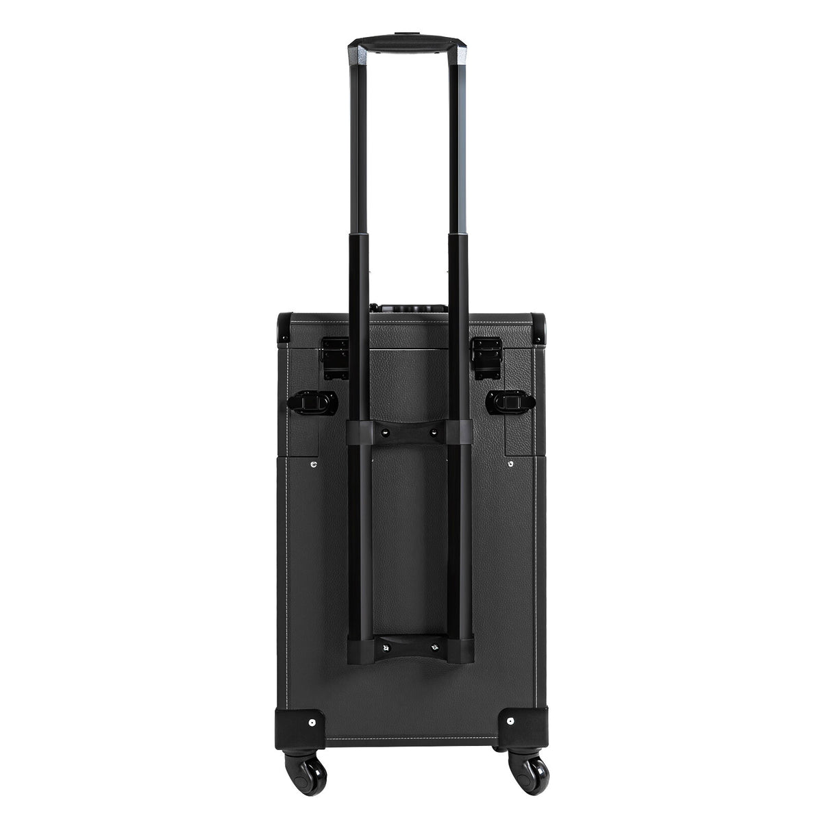 Lockable Rolling Makeup Organizer Trolley with Mirror and Storage