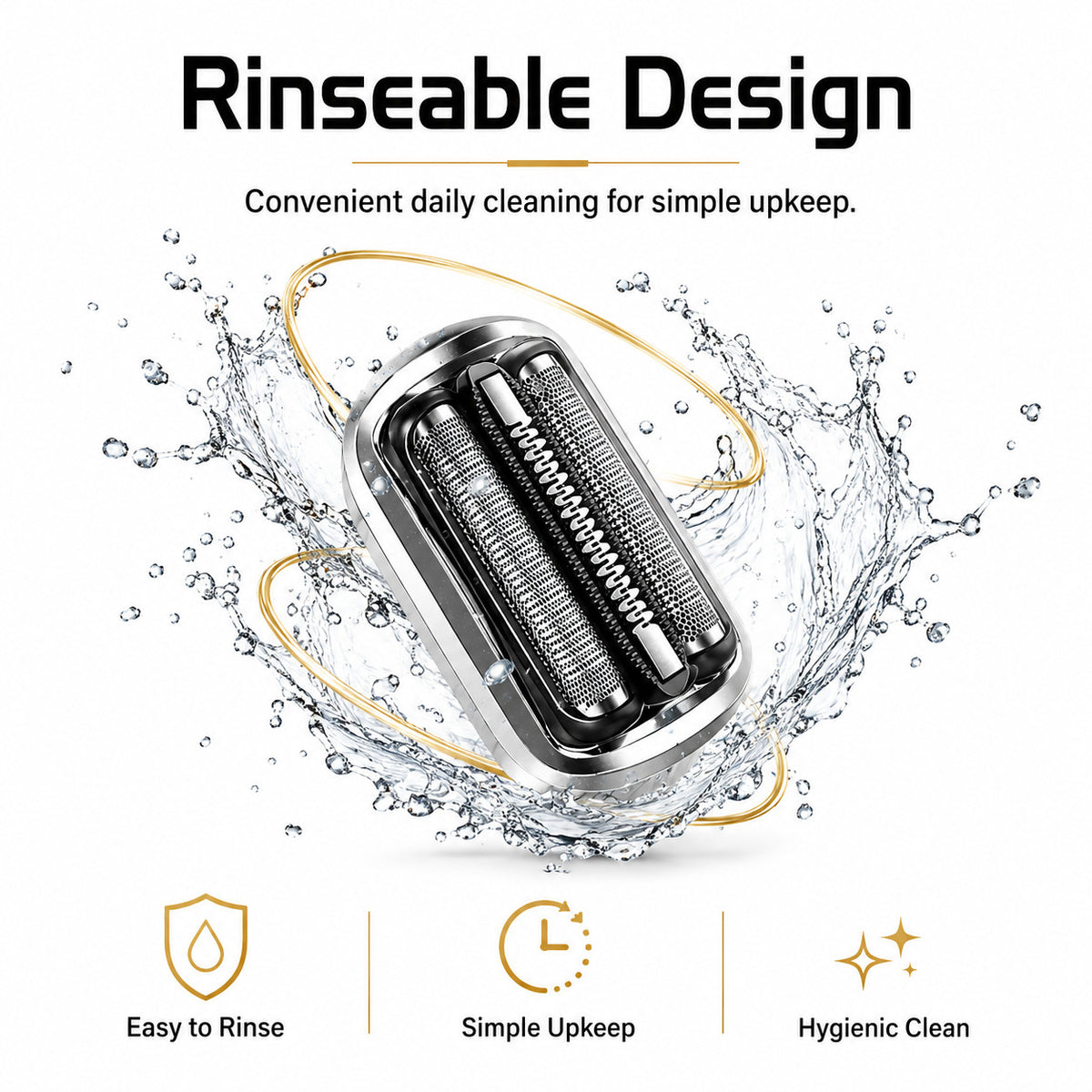 Replacement Head for Braun Series 7 S7 Electric Shaver - 73S Compatible