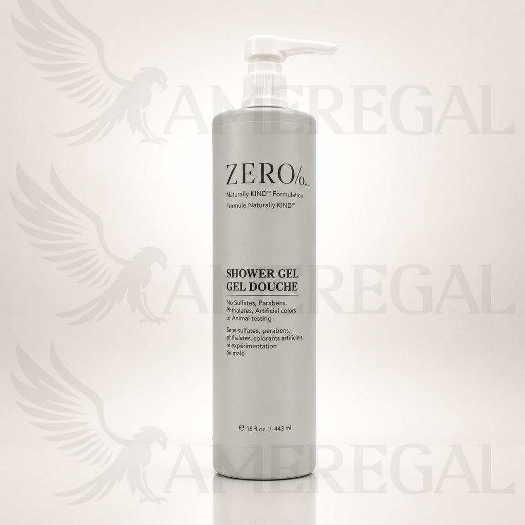 Zero Percent Body Lotion & Shower Gel Twin Pack - 15oz Each, Natural Hydrating Set
