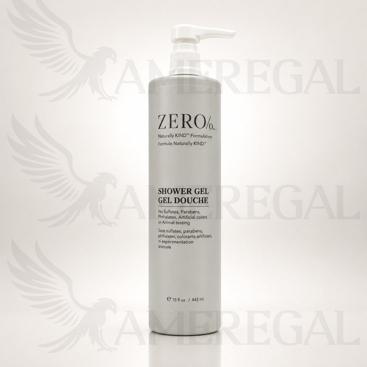 Zero Percent Body Lotion & Shower Gel Twin Pack - 15oz Each, Natural Hydrating Set