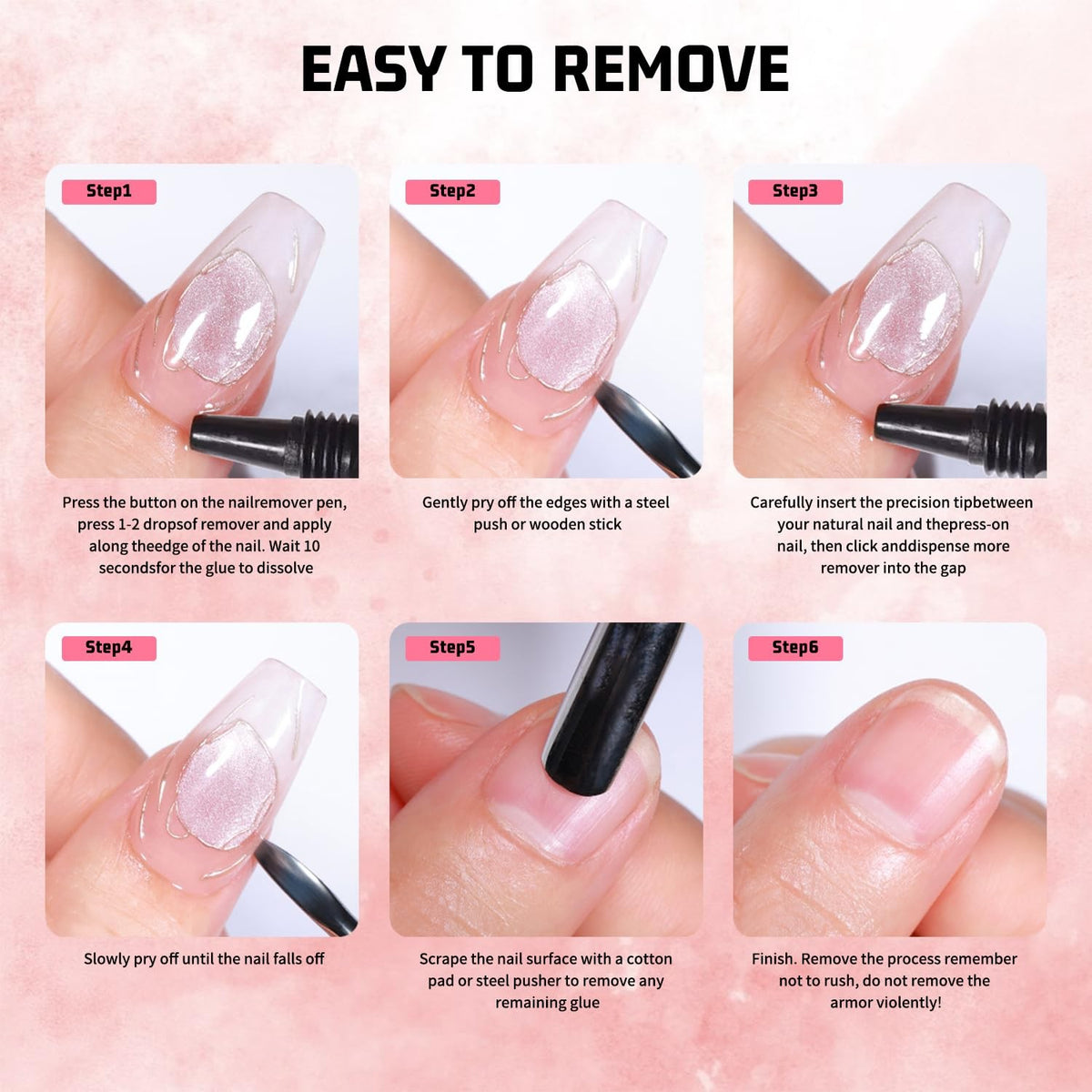 Semi Solid Nail Glue for Press On Nails - No UV Needed, 2 x 15g