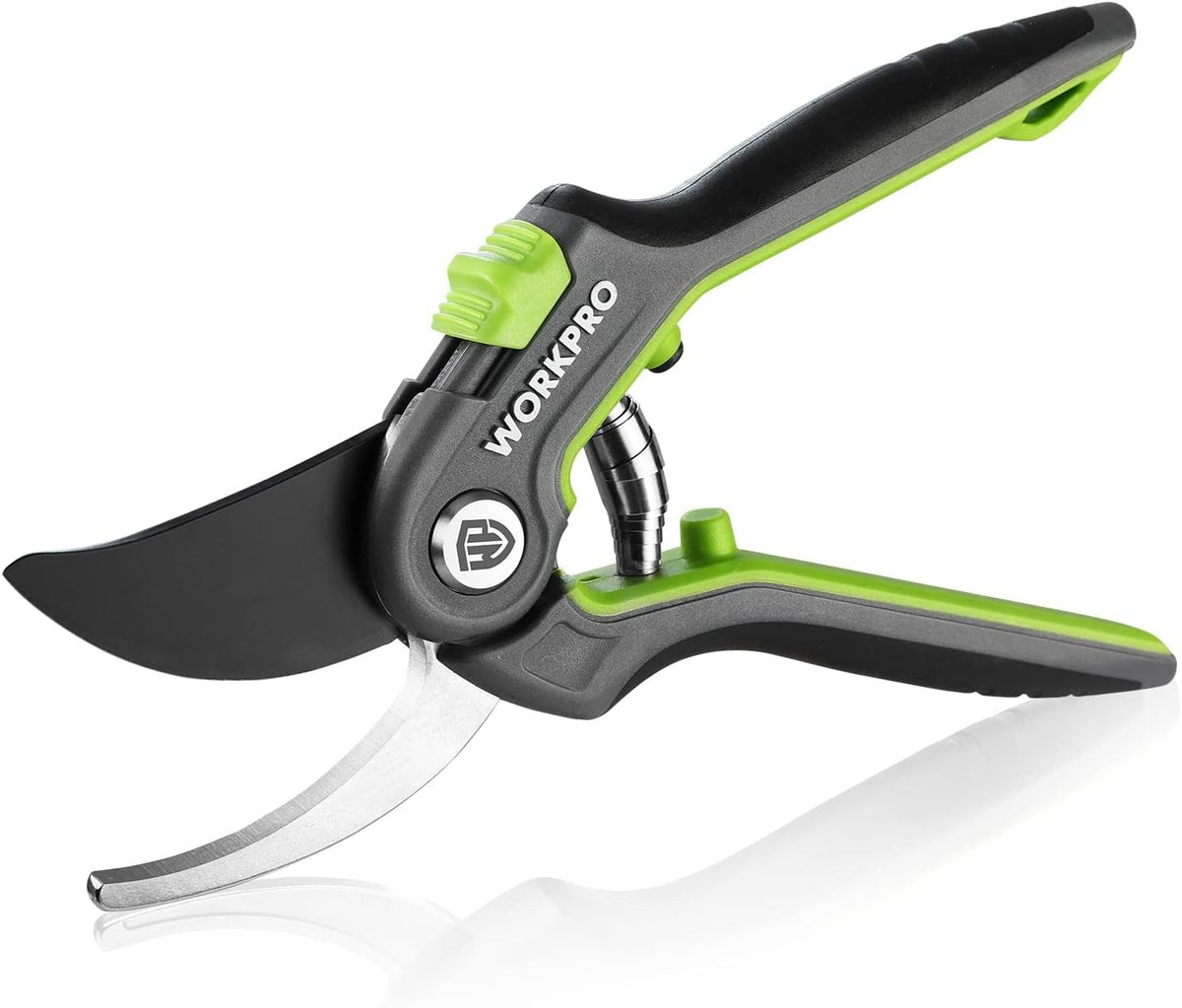 8-Inch Garden Pruning Shears with SK5 Steel Blades & Ergonomic Handles