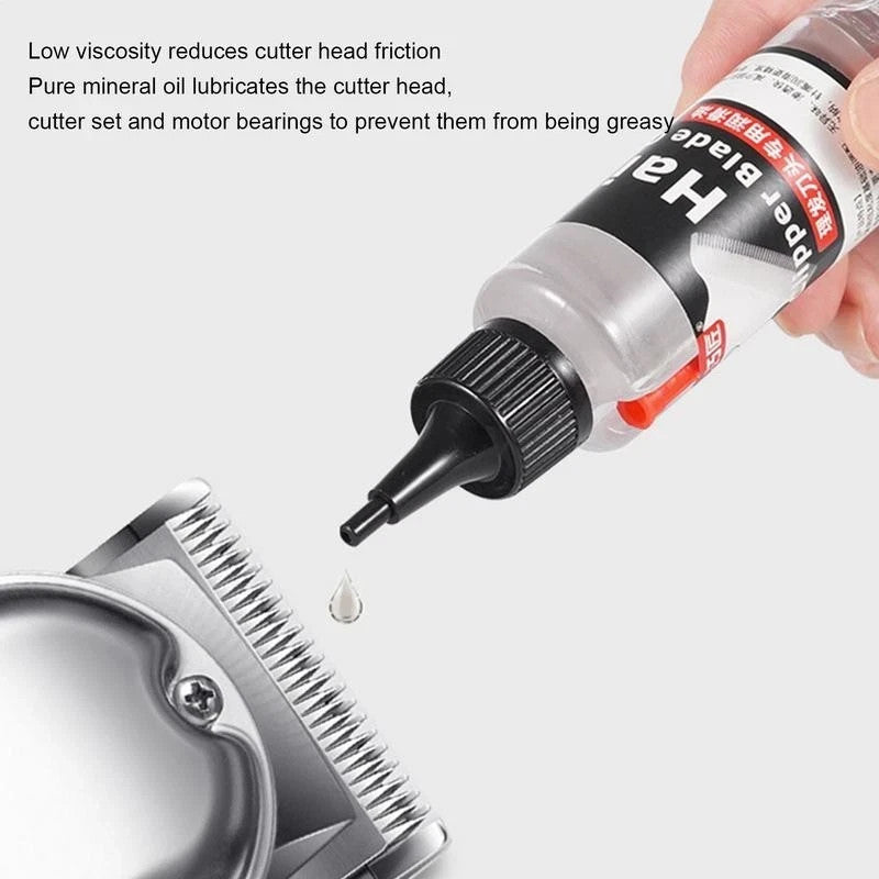 Hair Clipper Lubricant Oil 60ml for Blade Maintenance & Care