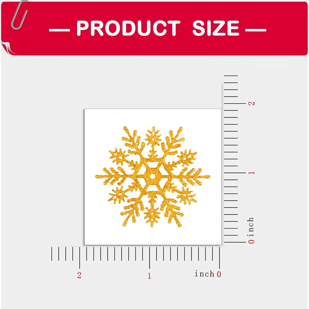 Christmas Snowflakes Temporary Tattoos for Kids Waterproof & Safe