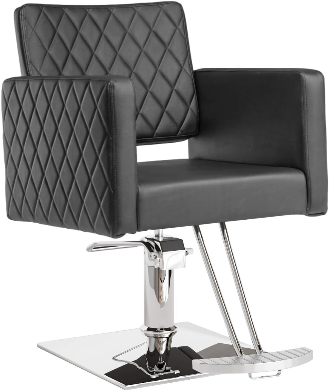 Hydraulic Barber Chair with 360° Swivel Salon Styling Seat for Hairdressers