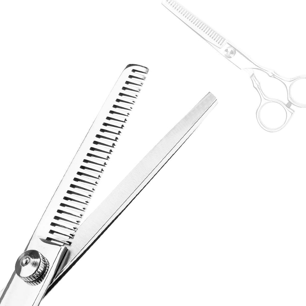 Professional Hair Cutting Scissors Thinning Shears Kit with Comb and Case