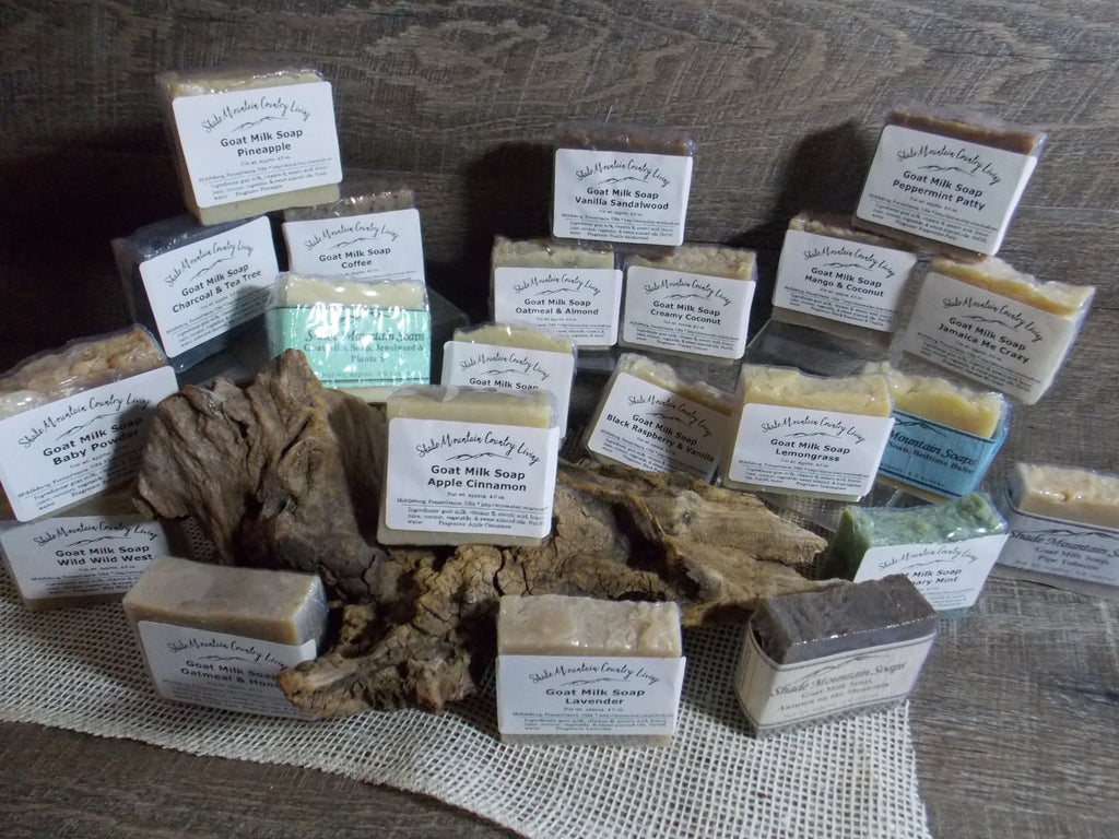 Moisturizing Goat Milk Soap Bars - Handmade 4oz Natural Skincare