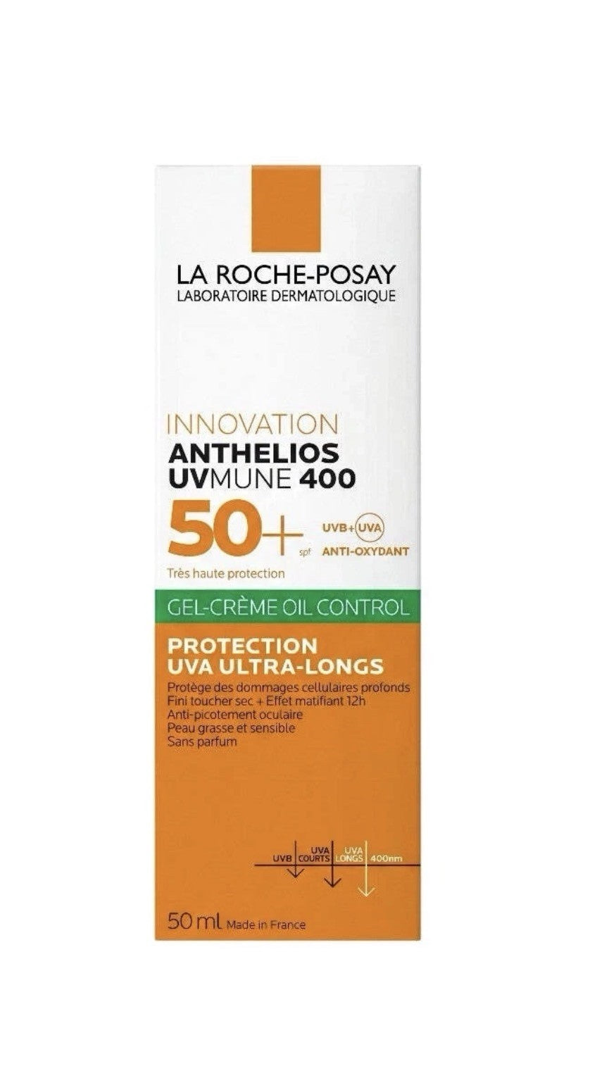 Oil Control SPF 50+ Sunscreen Gel Cream for Oily & Sensitive Skin 50ml