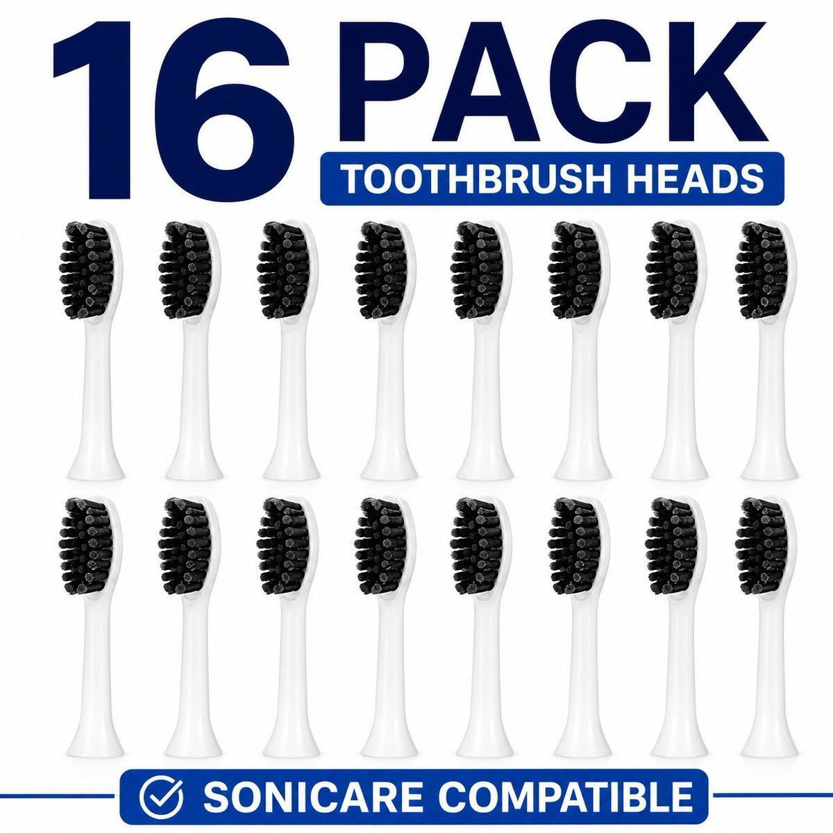 Replacement Toothbrush Heads for Philips Sonicare - Various Sizes, 2 Pack
