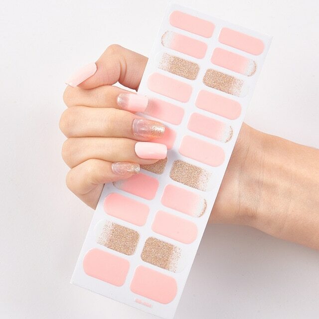 Full Size Nail Wraps & Stickers Set for Manicure Art Self-Adhesive 3D Decor