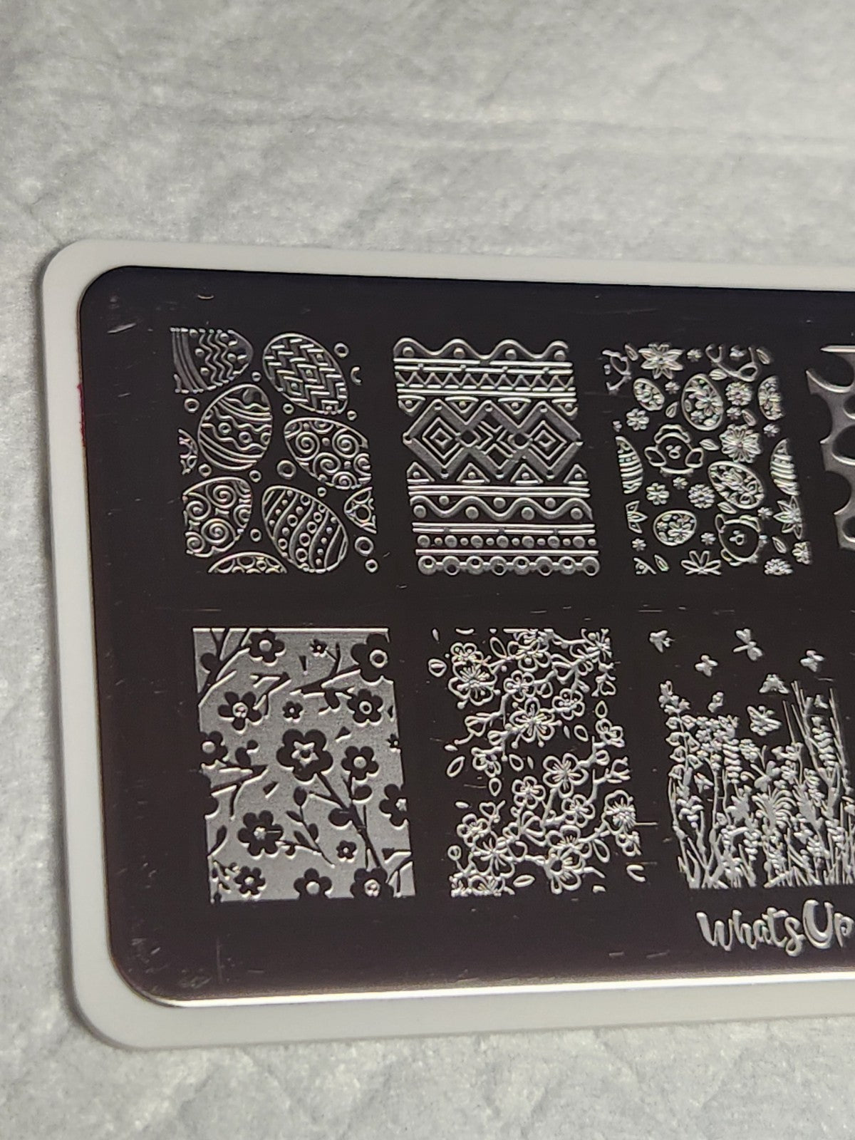 Spring Elation Nail Stamping Plate B017 for Creative Nail Art