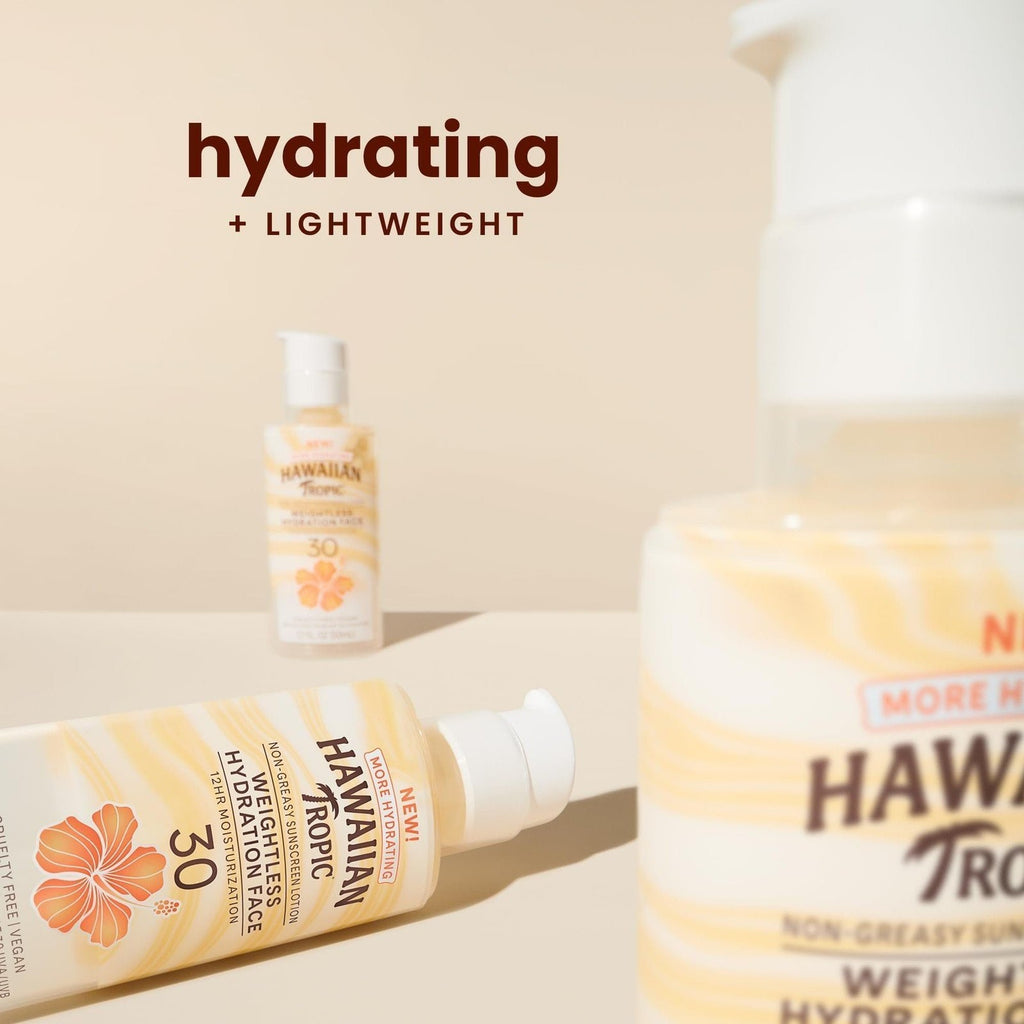 SPF 30 Sunscreen Lotion for Face - Weightless Hydration, Travel Size, Broad Spectrum Protection