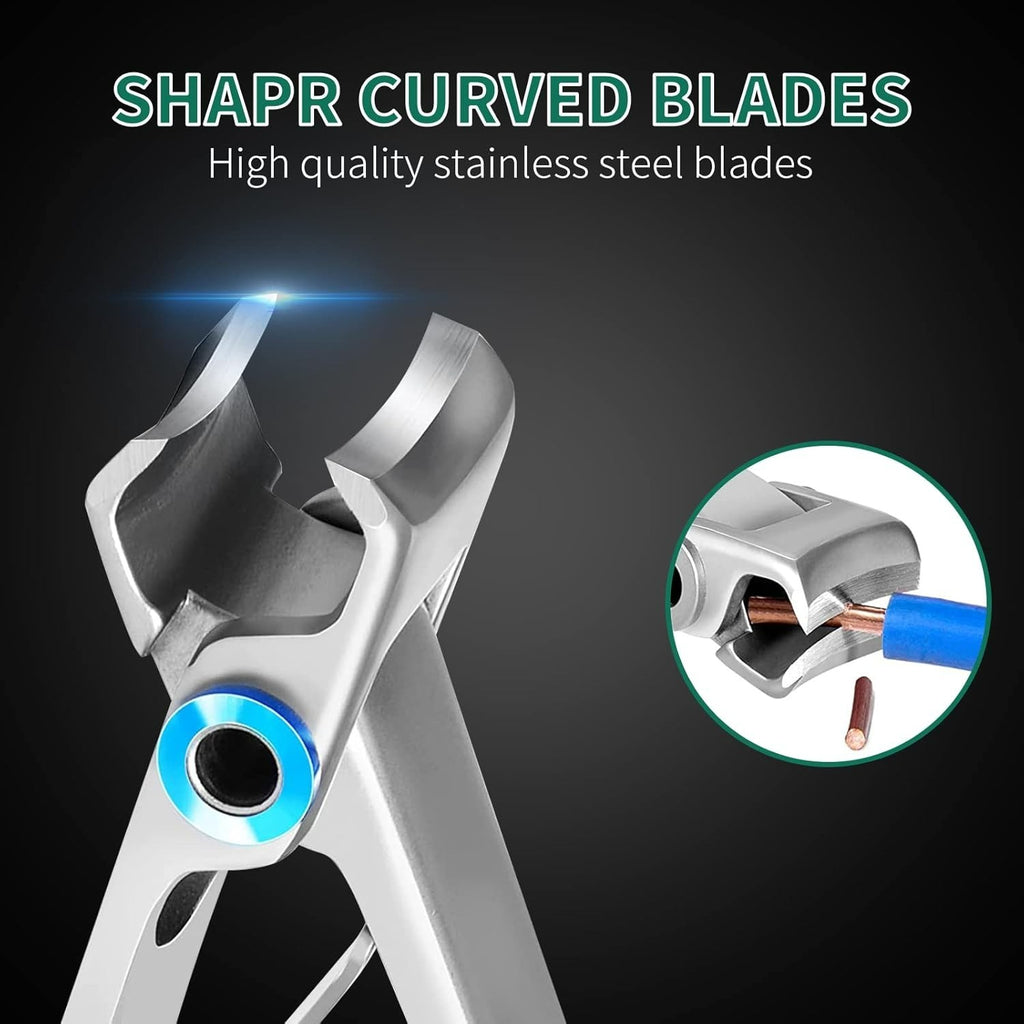 Ultra Wide Jaw Nail Clippers Set for Fingernail and Toenail Trimming