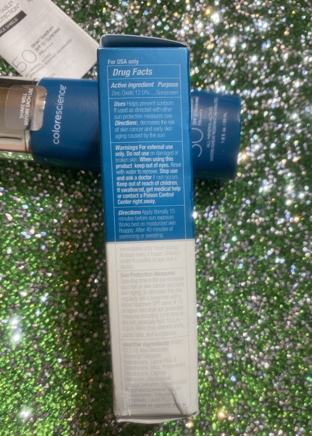SPF 50 Face Shield Sun Protection with Glow - 1.8 fl oz