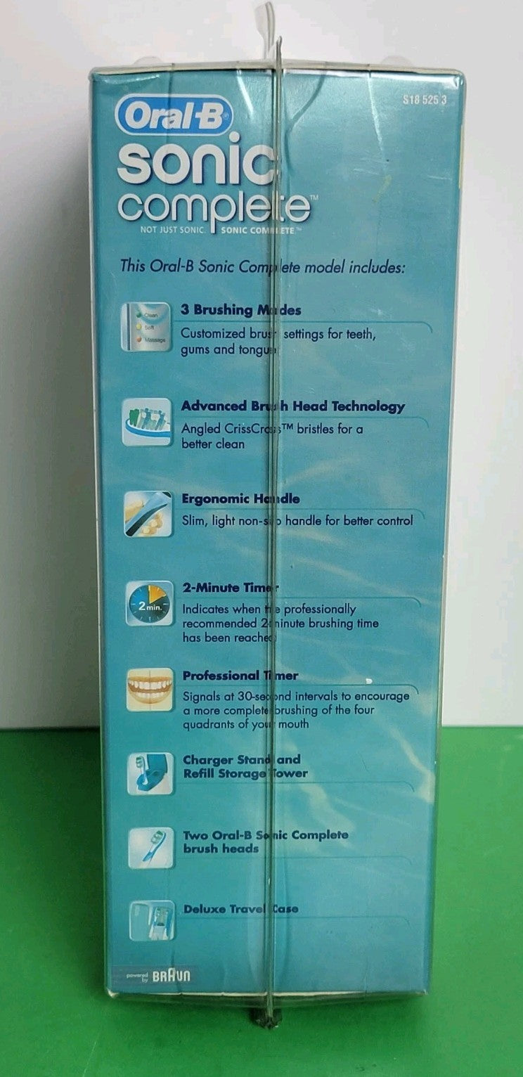 Electric Toothbrush with 3 Modes Sonic Technology & Travel Case