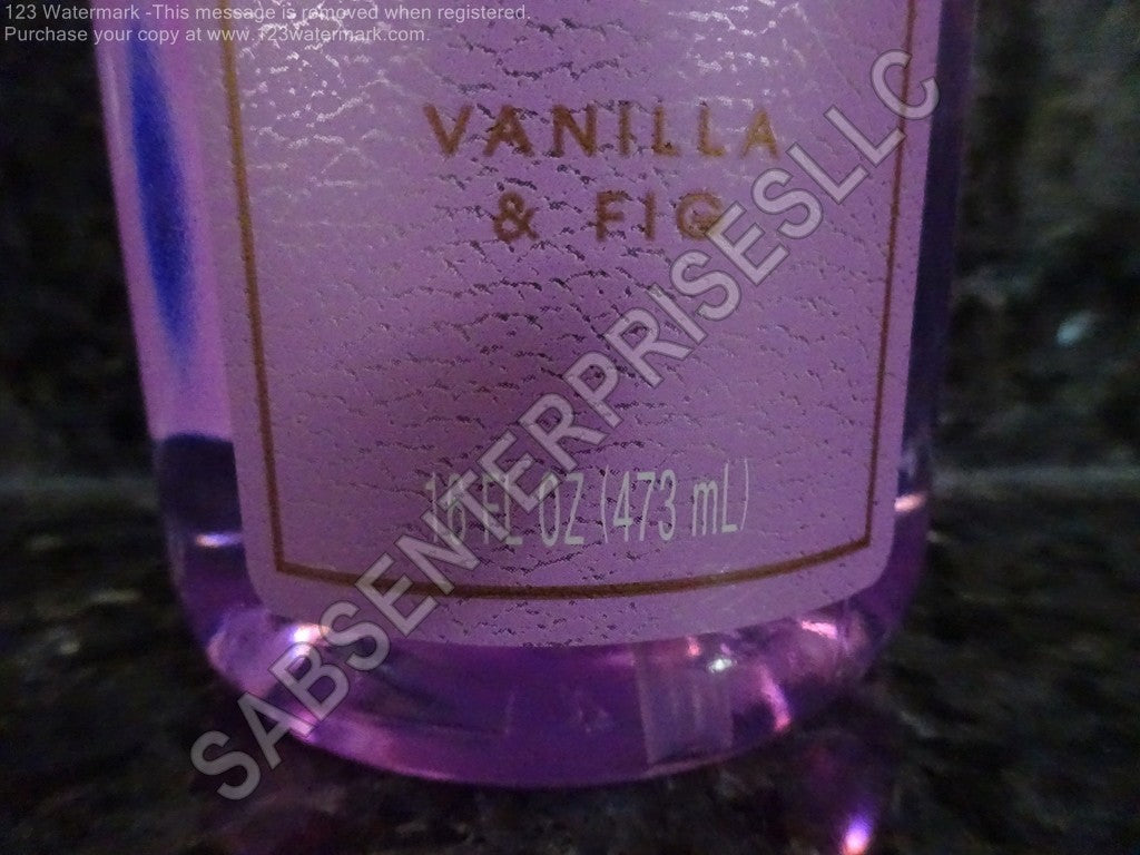 Set of 6 Vanilla & Fig Liquid Hand Soaps with Pump Bottles - 16 fl oz