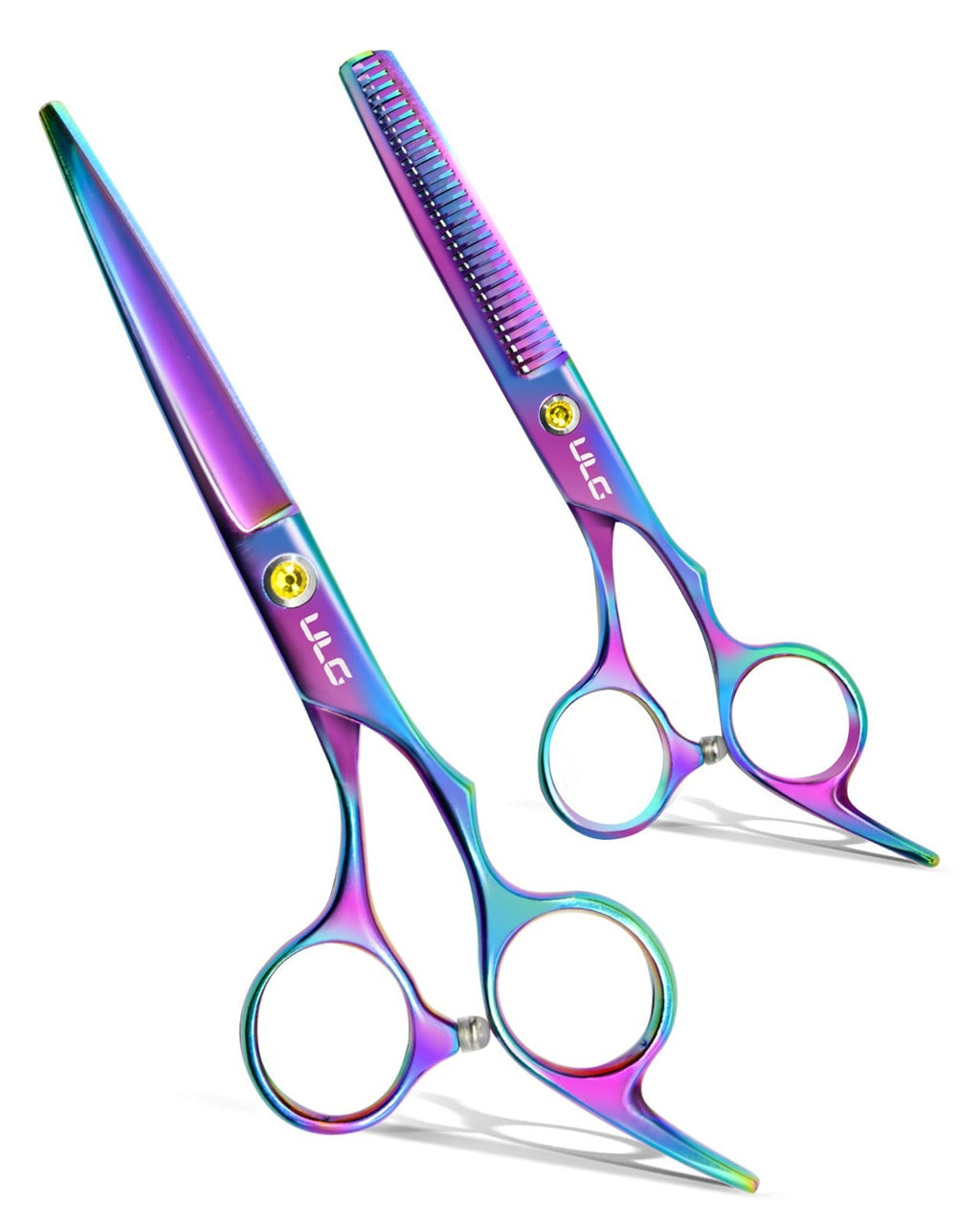 Professional 6.5 Inch Hair Cutting Scissors Kit with Razor Edge Blades