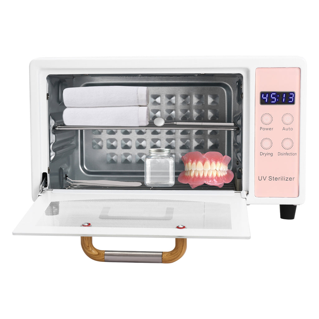 Tabletop Nail Tool Sterilizer and Dryer Box 160W for Nail Care Hygiene