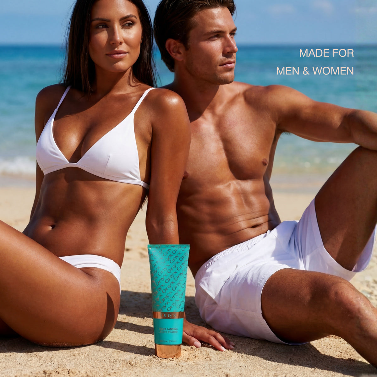 Onyx Dark Tanning Accelerator Lotion for Natural, Deep Tan 8.5 fl oz