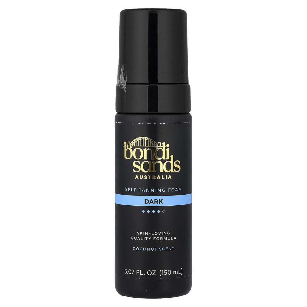 Dark Self Tanning Foam with Coconut - Hydrating & Long-Lasting, 5.07 fl oz