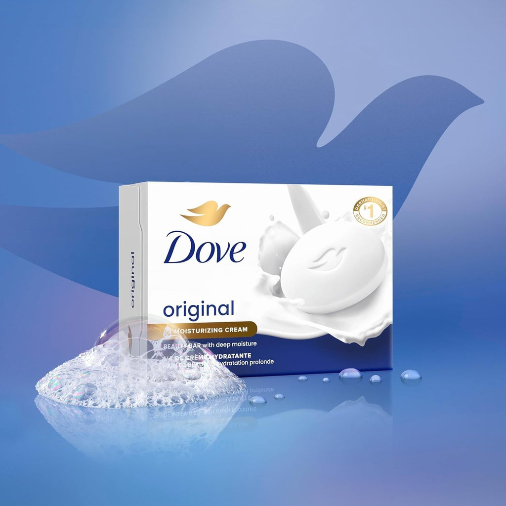 Dove Original Beauty Bar 12 Pack - Deep Moisture, Sulfate & Paraben Free