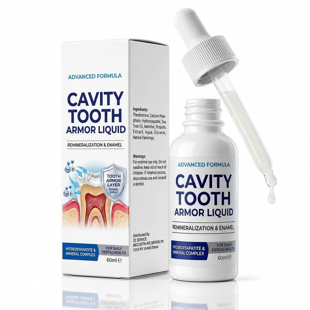 Cavity Healing Tooth Armor Liquid with Nano Hydroxyapatite 2.1 Fl Oz