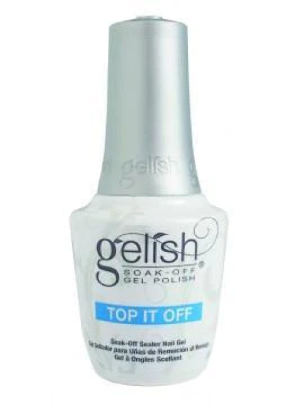 Gelish Top Coat Sealer Gel - Long-Lasting Nail Polish Finish 0.5 oz
