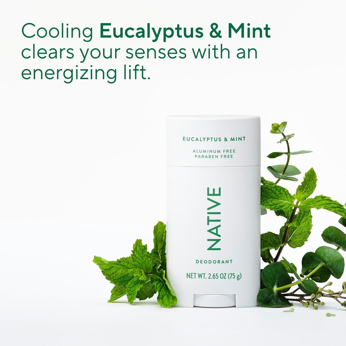 Aluminum-Free Deodorant Eucalyptus & Mint Stick 2.65oz - Lot of 3