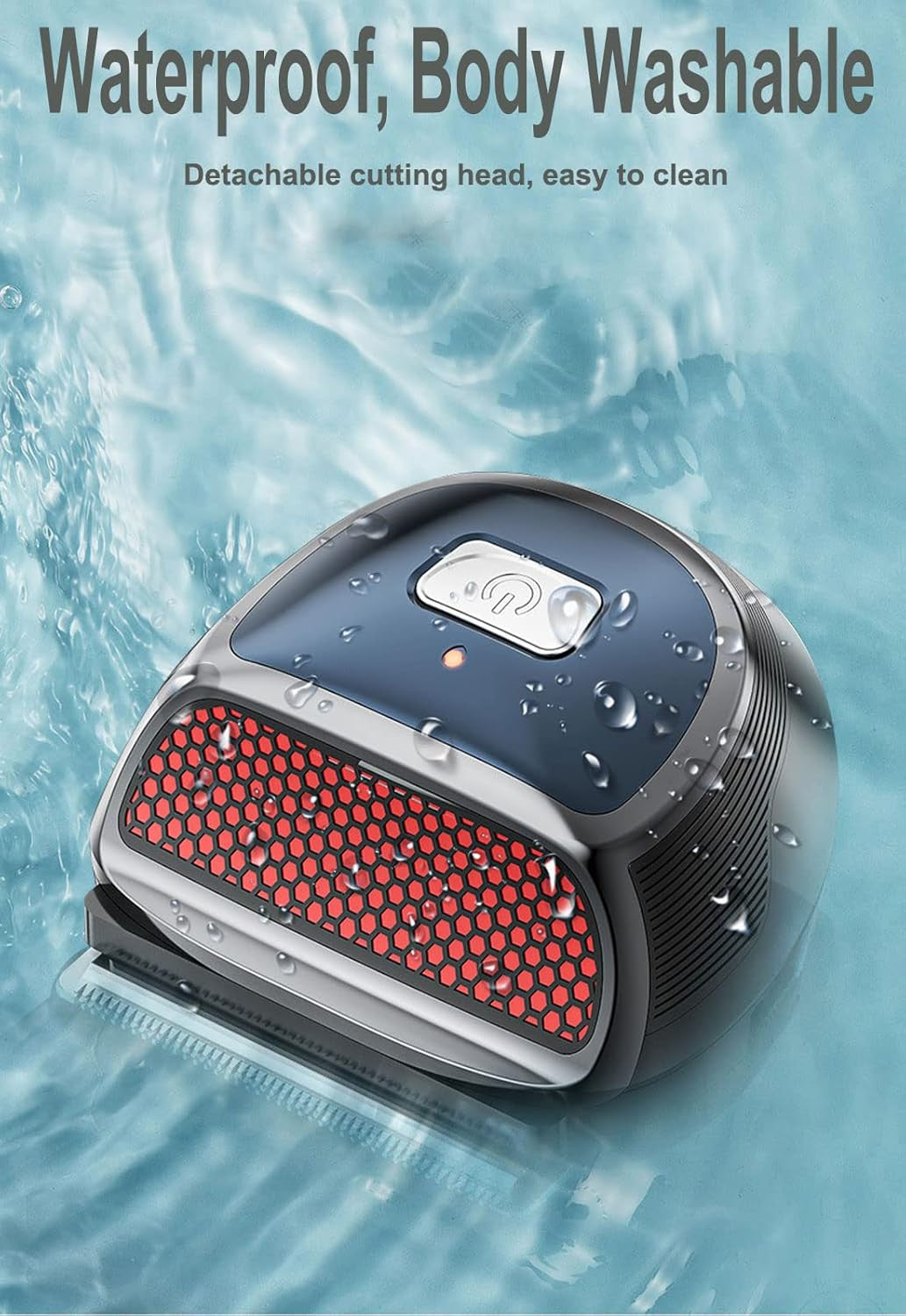 Rechargeable Hair Clippers for Men - Self-Haircut Kit with 9 Length Combs, Waterproof & Portable
