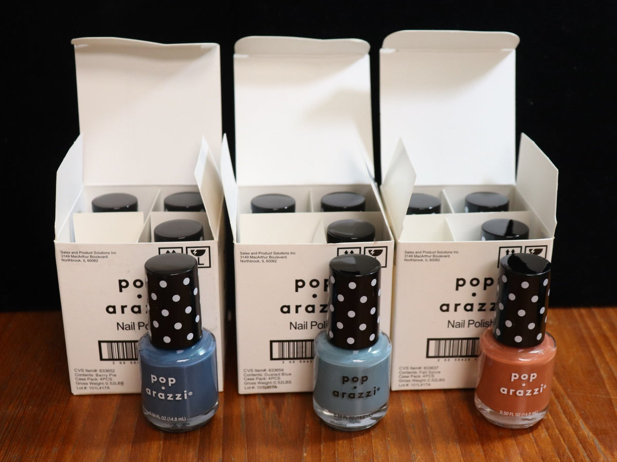 Set of 12 Fall Spice & Berry Pie Nail Polish - Pop-Arazzi