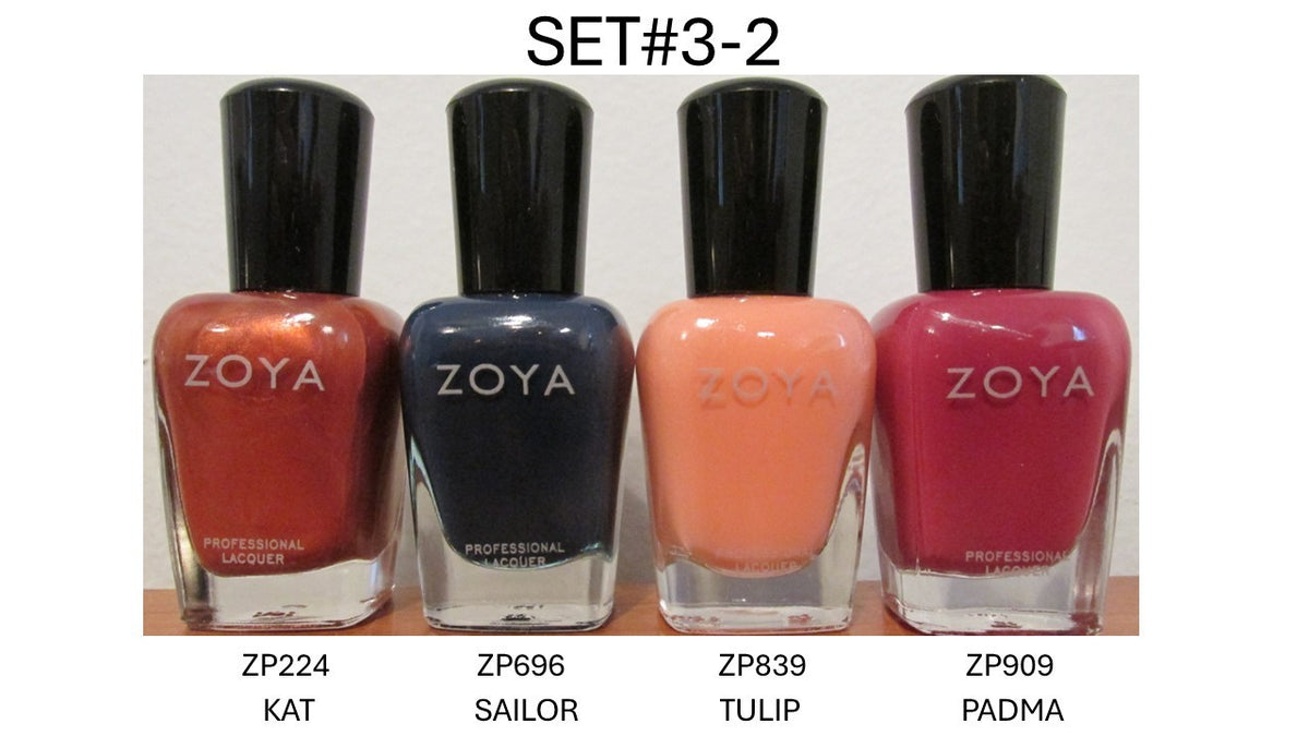 Professional Nail Polish Set - 4 Colors for Salon & Personal Use