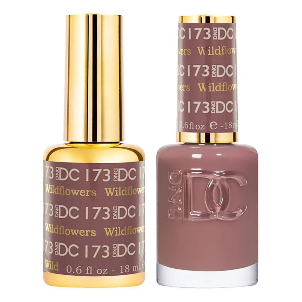 DND DC Gel & Nail Polish Set Wildflowers 0.6oz Each - Long-Lasting Manicure