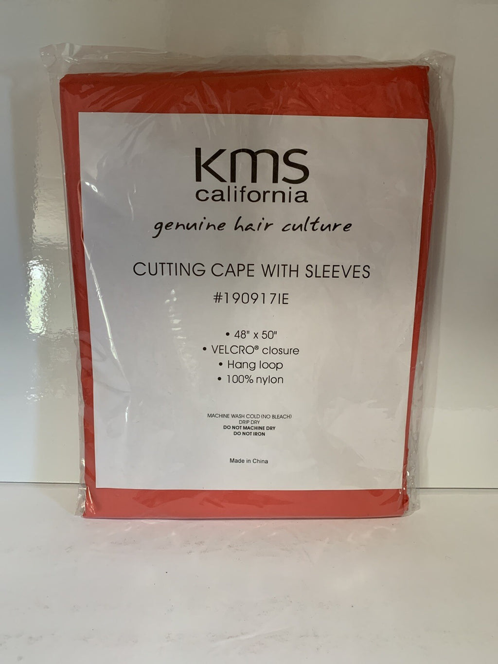 Hairdressing Cape with Sleeves - 48x50 Inch Orange Cutting Smock for Salons