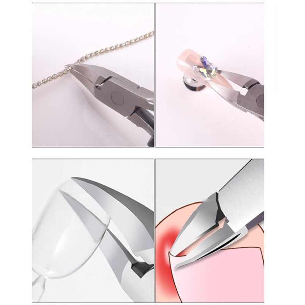 Heavy Duty Stainless Steel Toenail Clippers for Thick Nails - Professional Nail Care
