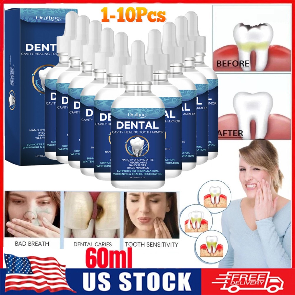 Dental Cavity Healing Serum - Enamel Restoration & Tooth Sensitivity Relief 60ml