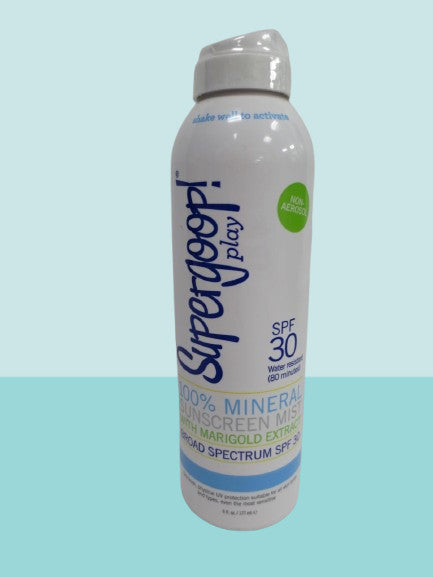 Mineral Sunscreen Spray SPF 30 - 6 oz, Pack of 2, with Marigold Extract