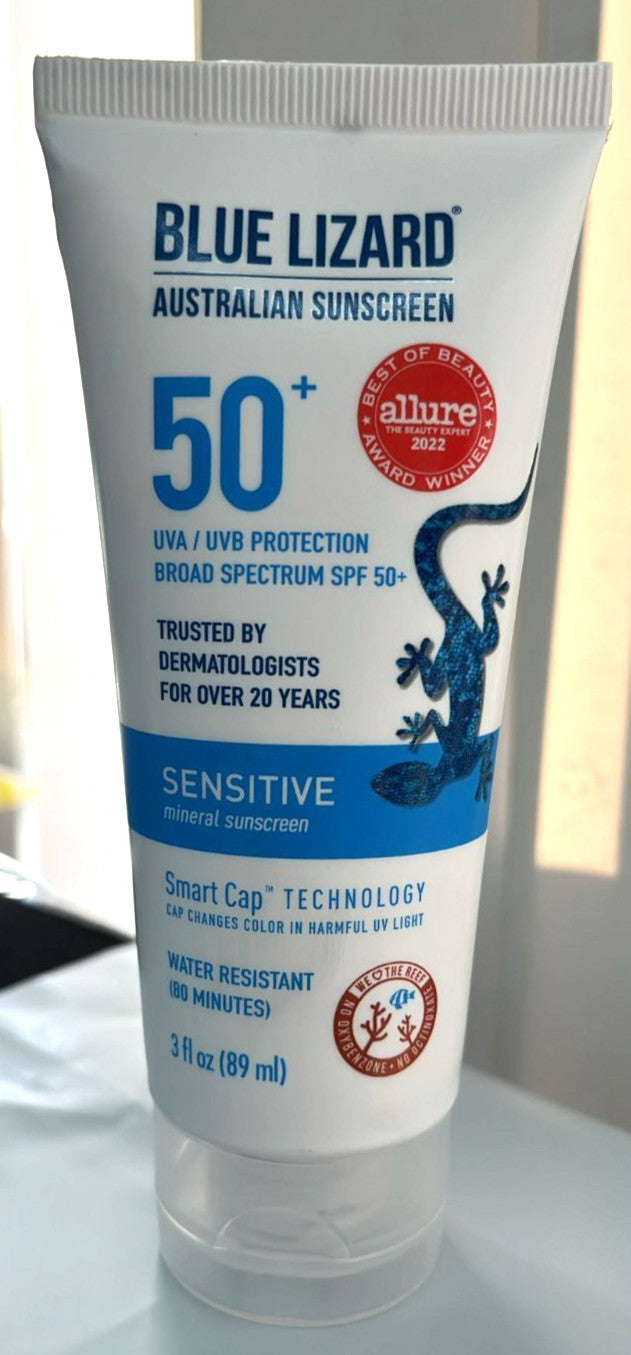 Sensitive SPF 50+ Mineral Sunscreen Lotion - 3 Fl Oz, Sealed