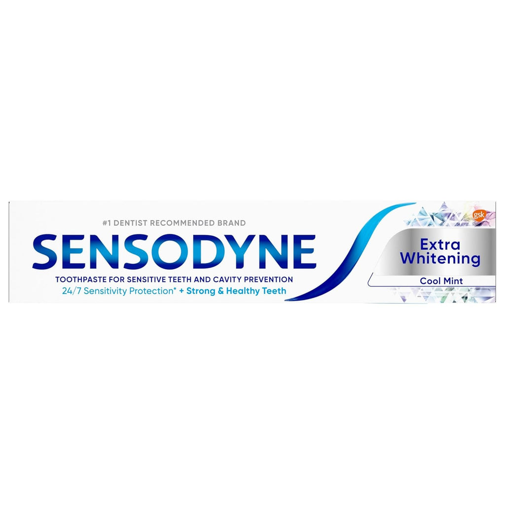 Sensodyne Extra Whitening Cool Mint Toothpaste for Sensitive Teeth 4 oz
