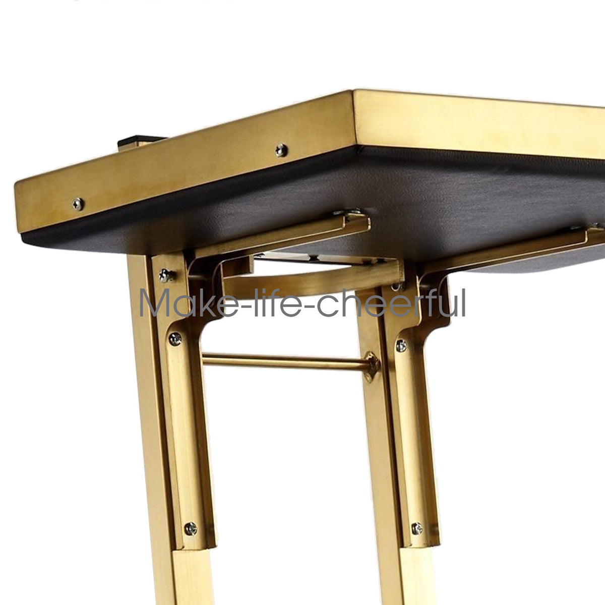 Stainless Steel 2-Tier Salon & Spa Rolling Cart with Double Storage Tray
