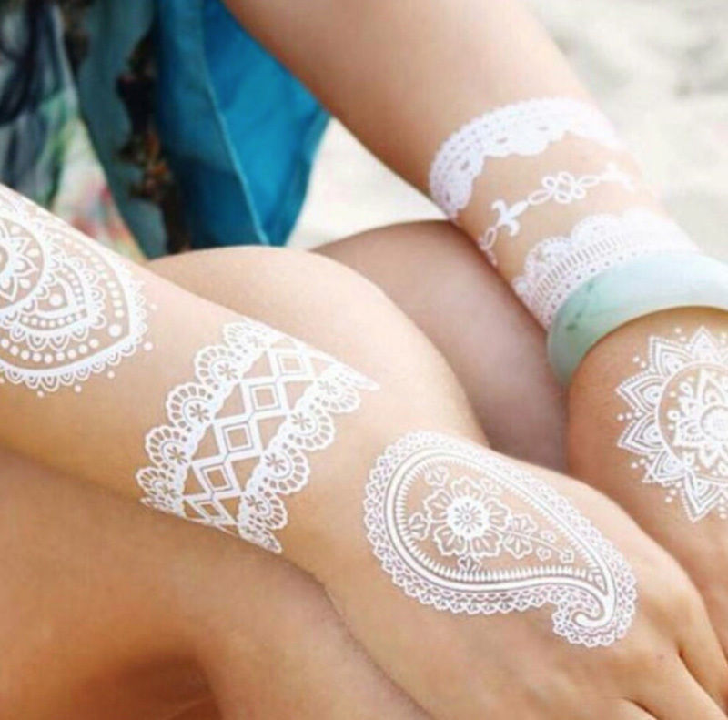 Temporary Henna Cones - Non-Toxic Mehandi, 2 Cones