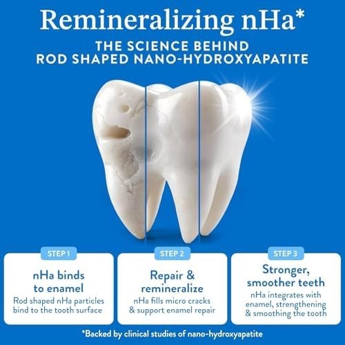 Nano Hydroxyapatite Toothpaste Fluoride-Free Whitening Dental Care