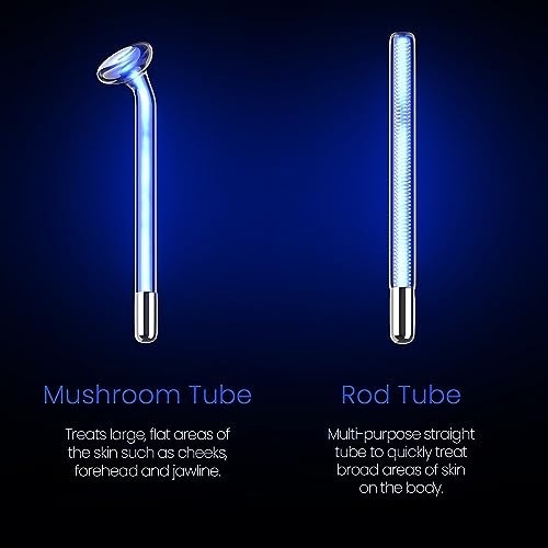 High Frequency Fusion Wand Accessory Set Neon & Argon Glass Applicators