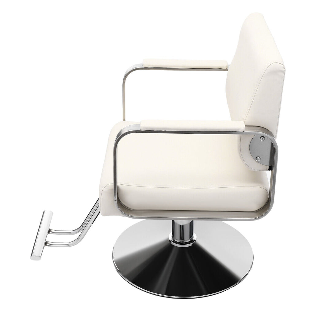 Heavy Duty Hydraulic Salon Chair 200kg Rotatable Adjustable Height