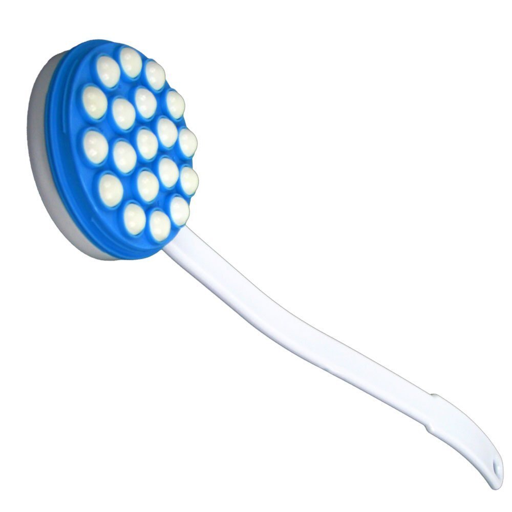 Back Lotion Applicator with Long Handle and Roll-On Dispenser