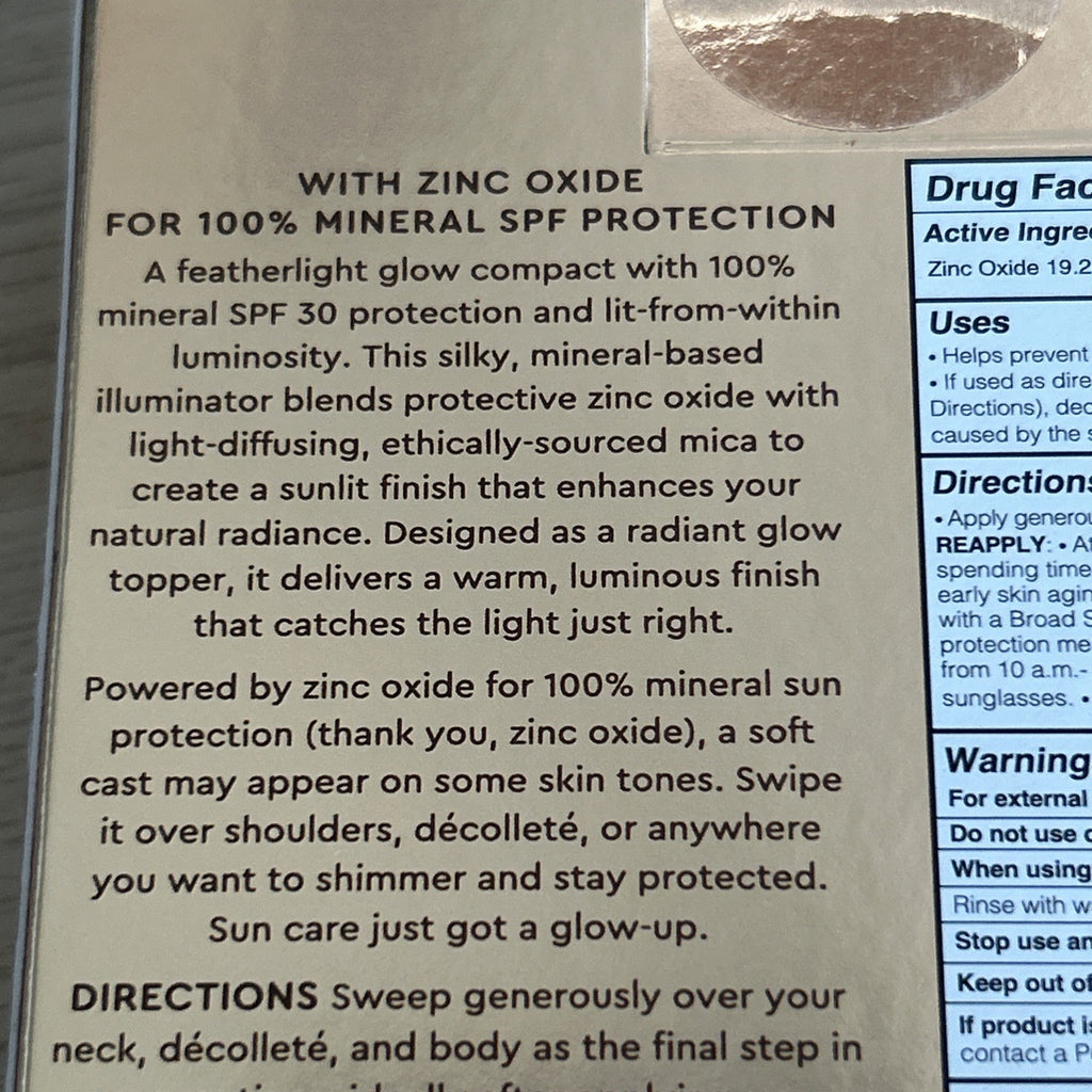 Sun Veil SPF 30 Illuminating Sunscreen by Kopari - Broad Spectrum, Exp 2028