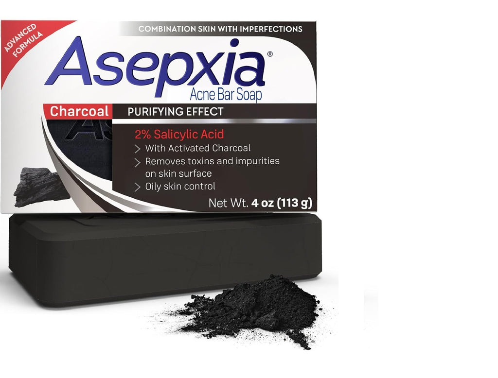 Salicylic Acid & Activated Charcoal Acne Face Soap for Oily Skin