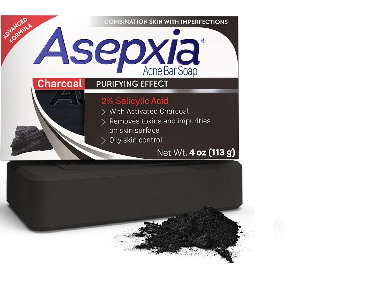 Salicylic Acid & Activated Charcoal Acne Face Soap for Oily Skin