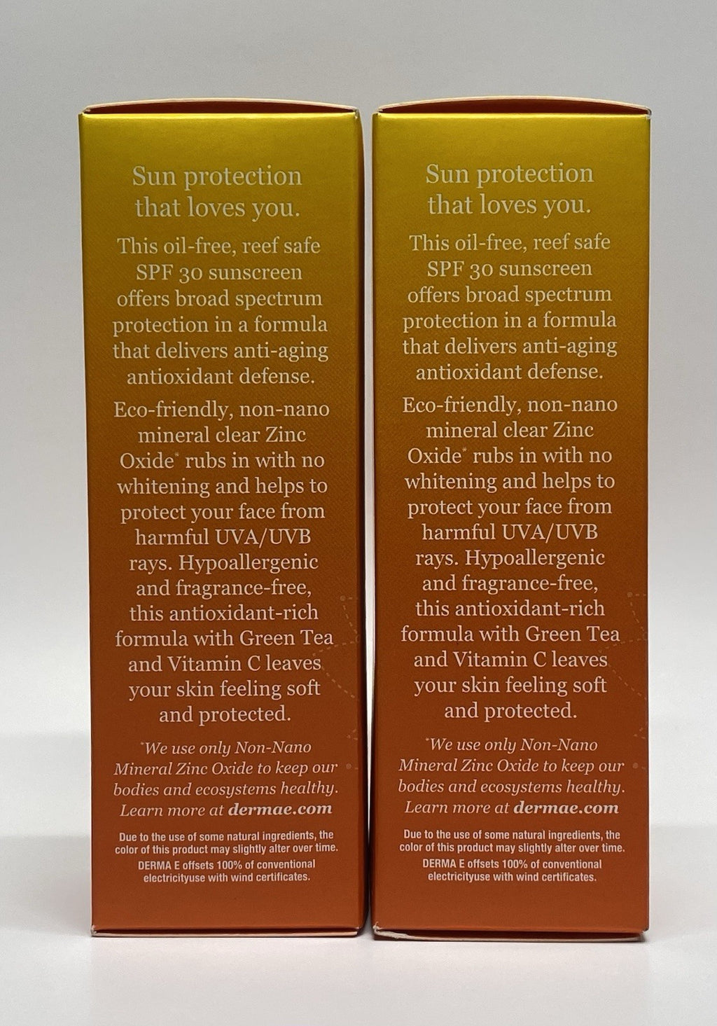 Oil-Free Sunscreen SPF 30 for Face - Zinc Clear Sun Defense 2 Oz. Pack of 2